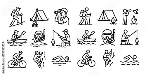 Outdoor Activity Icons