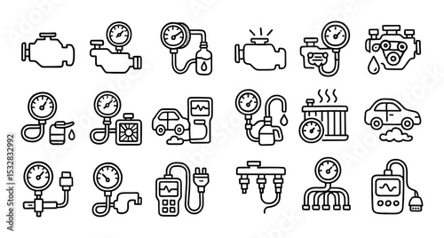 Engine Diagnostics Icons