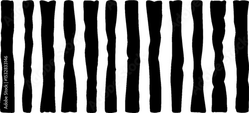 Abstract high contrast black lines pattern with magic runes border for design and decoration
