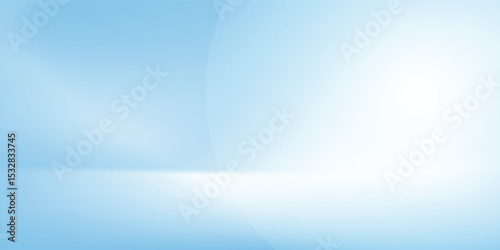 Aesthetic clear blue sky set. Summer season blue pastel colored vertical vector banner. Blurred sky gradient background. Simple soft light modern arts