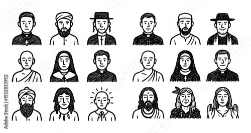 Religious Figures Icons