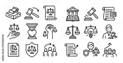 Judicial Activism Icons