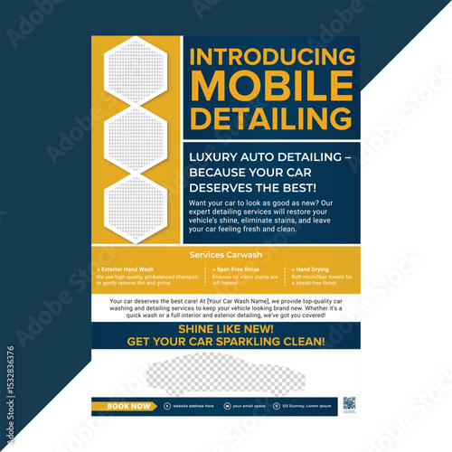 Driving academy flyer with modern gradient elements, useful for marketing car lessons, traffic rules sessions, and instructor branding