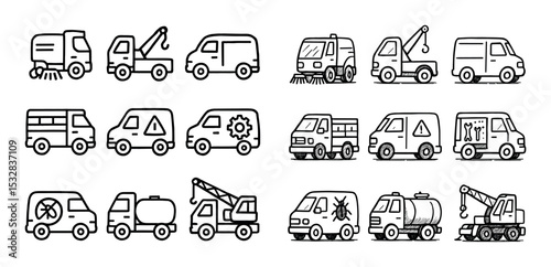 Service Vehicle Icons