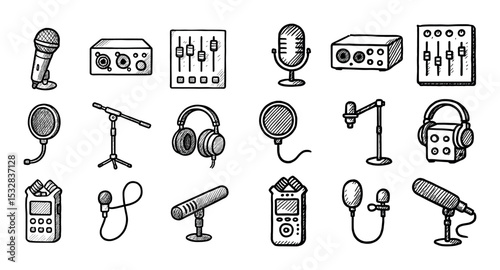 Audio Equipment Sketches