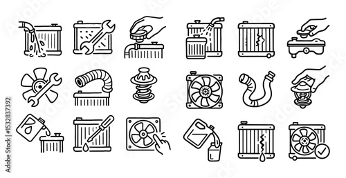 Radiator Service Icons