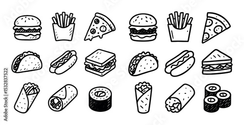 Fast Food Icons