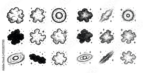Interstellar Cloud Icons