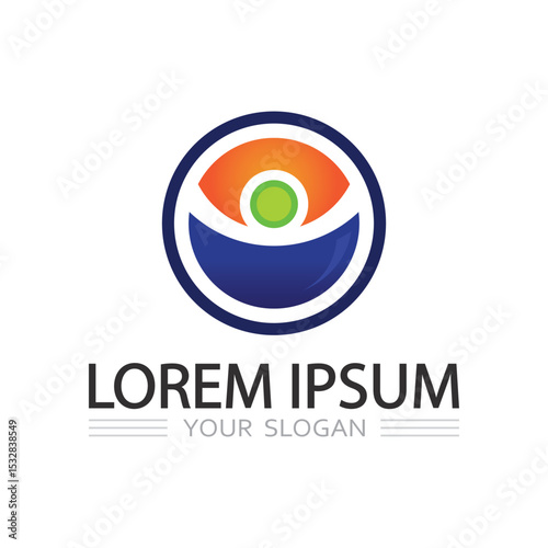 Creative O Typography Circle Logo Design for Startup, Company, and Media Presentation