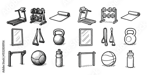 Home Gym Icons