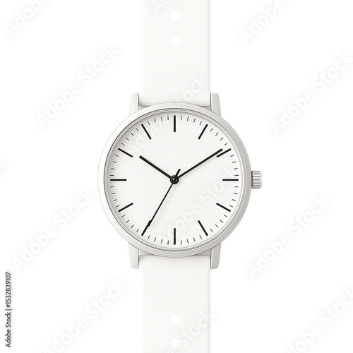 clock watch isolated on white