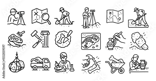 Excavation Stages Icons