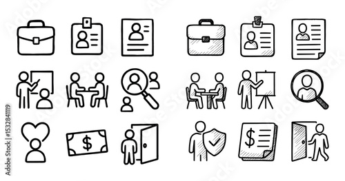HR Icons Sketch Grid