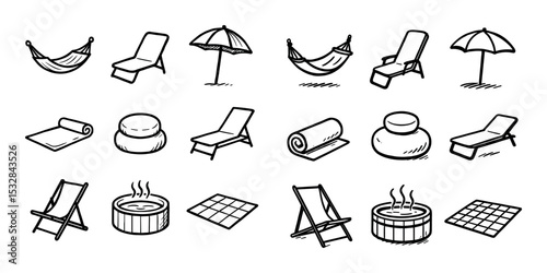 Relaxation Essentials Icons