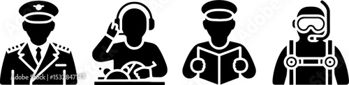 Pilot Radio Operator Navigator Diver Occupations