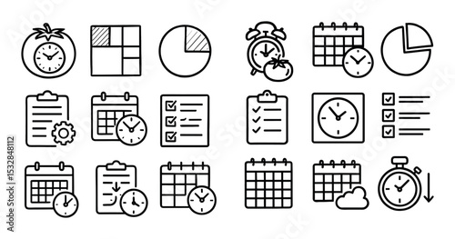 Time Management Icons