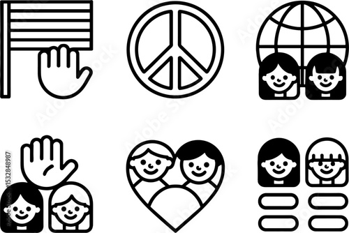 Peace Symbol Friendship People Unity Social Equalitys