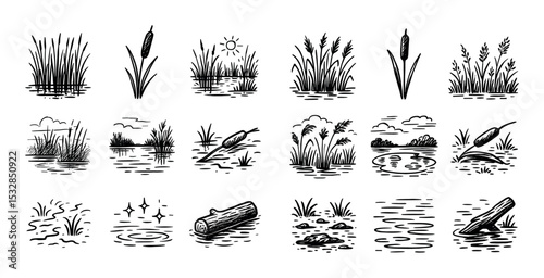 Autumn Wetlands Icons