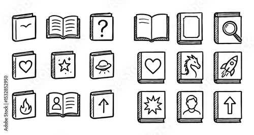 Book Genre Icons