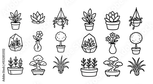 Greenery Icon Set