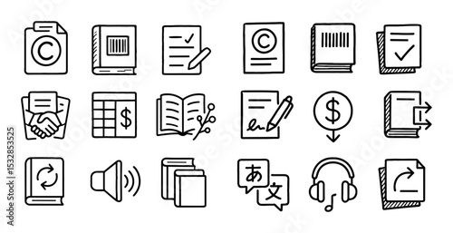 Hand-Drawn Rights Icons