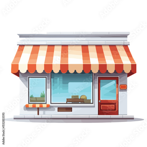 Professional Store Vector Illustration for Graphic Design Projects
