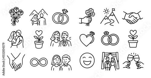 Wedding Vow Icons