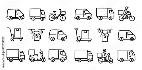 Delivery Icons Grid