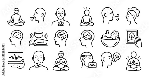 Mind-Body Practice Icons
