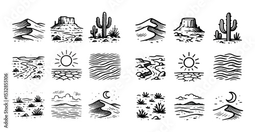 Desert Icon Grid