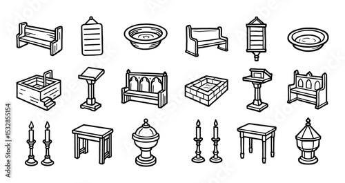 Church Furnishings Illustrations