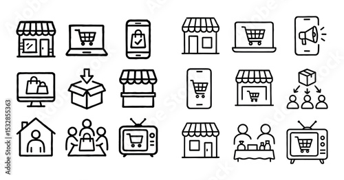 Sales Channels Icons