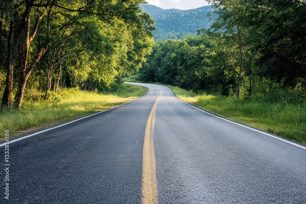 Obraz premium Blank Advertising Billboard on Open Road, Perfect for Announcements and Promotions