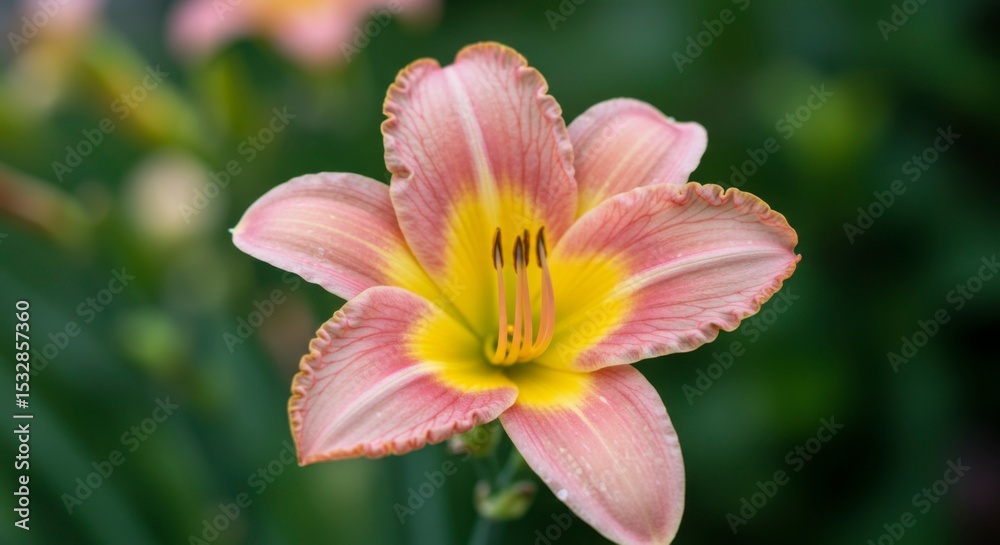 Fototapeta premium Pink lily in garden