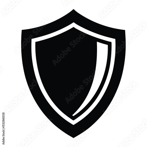 Vector Illustration of a Classic Shield Icon