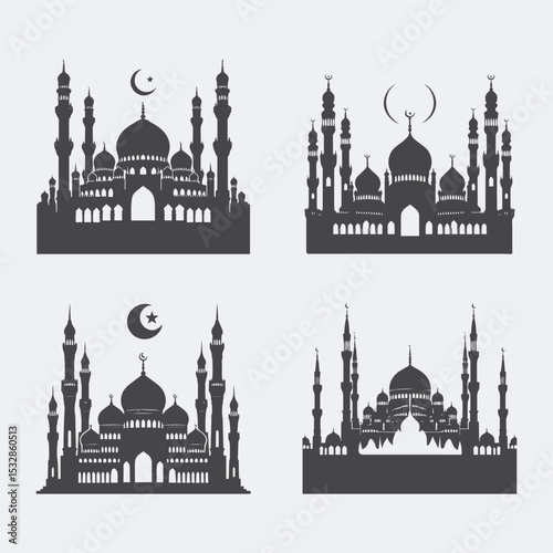 taj mahal vector