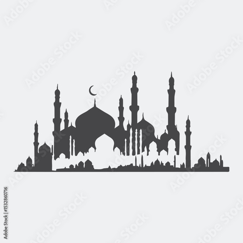 taj mahal silhouette