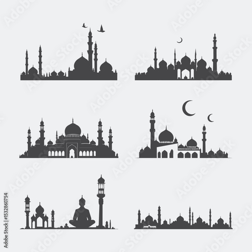taj mahal vector