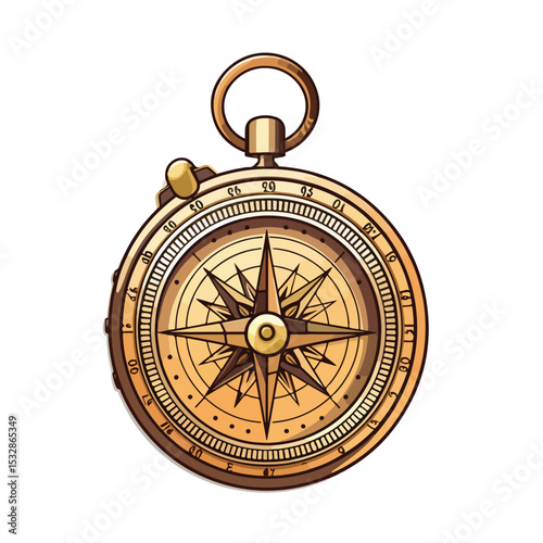Professional Isolated Compass Instrument Design for Navigation Purposes