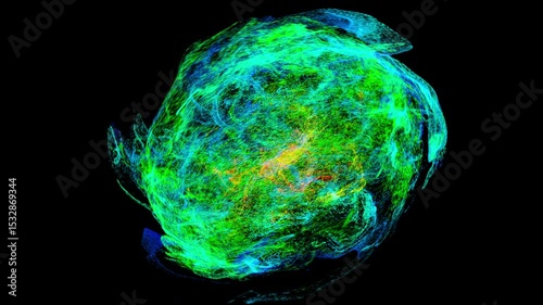 3d render Nebula. Computer generated