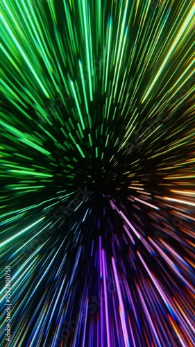 a colorful background with a star burst