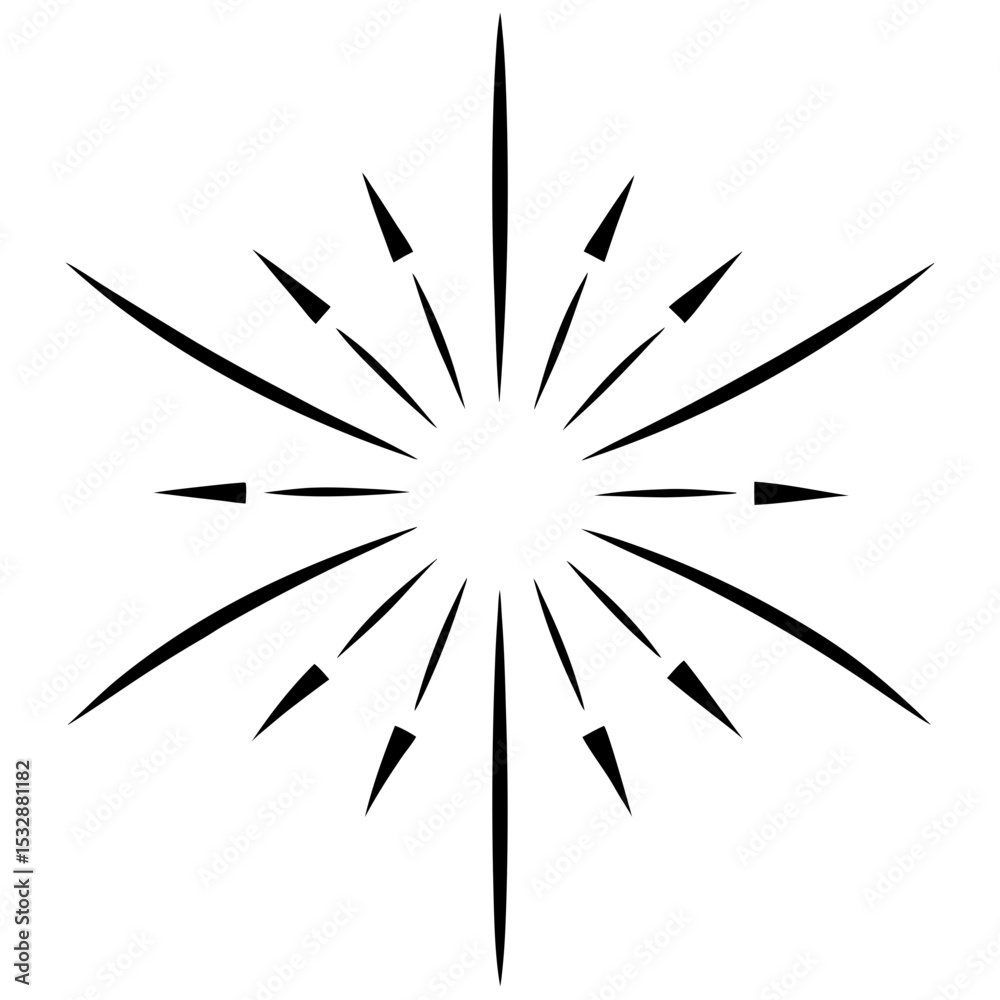 Obraz premium black and white abstract vector illustration