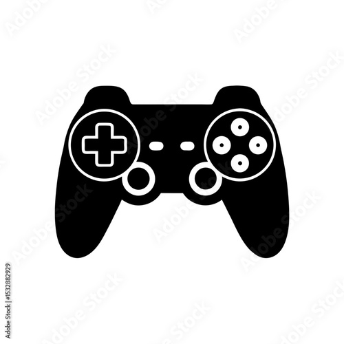 game controller icon on white background  .svg