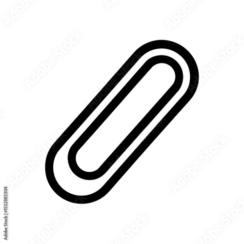 paperclip icon on white background  .svg