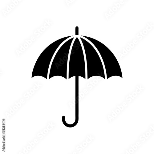 umbrella icon on white background  .svg