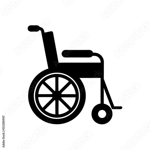 wheelchair accessibility icon on white background .svg