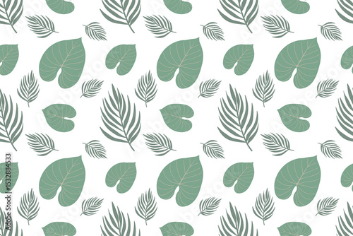Seamless pattern featuring meditation themes, tropical plants, and home scents. Relaxing vector illustration with a vintage background for wellness designs