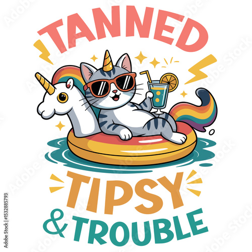 Tanned Tipsy and Trouble