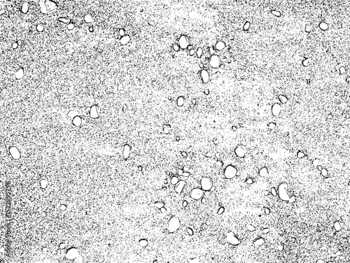 Sand with pebbles illustration
