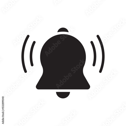Bold Ringing Notification Bell Icon